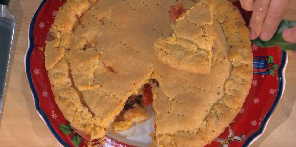 “É sempre mezzogiorno” ricetta di oggi 29 Novembre 2023: Calzone delle feste di Antonella Ricci