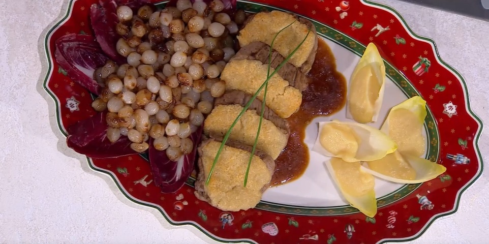 “É sempre mezzogiorno” ricetta di oggi 15 Dicembre 2023: Filetto di manzo in crosta di Barbara De Nigris