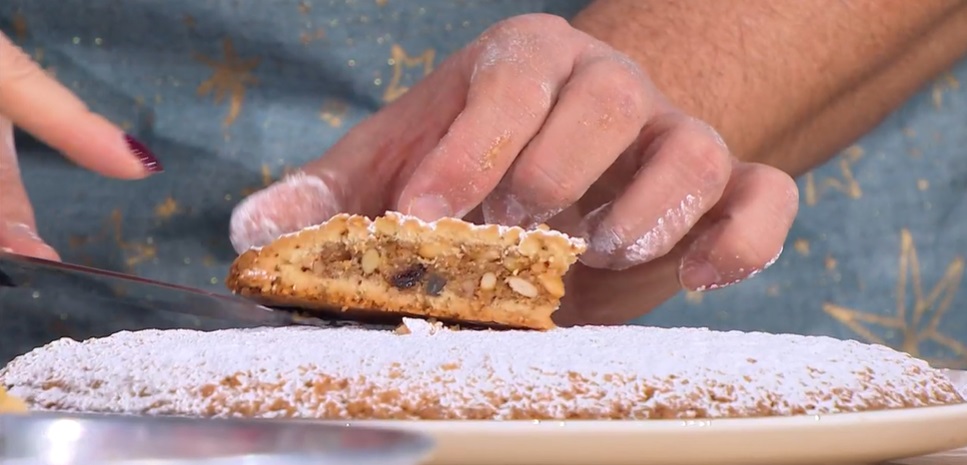 “É sempre mezzogiorno” ricetta di oggi 7 Dicembre 2023: Spongata di Daniele Persegani