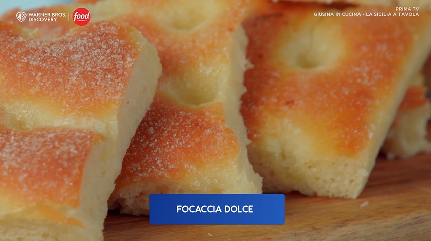 “Giusina in cucina” ricetta di oggi 20 Gennaio 2024: focaccia dolce di Giusina Battaglia