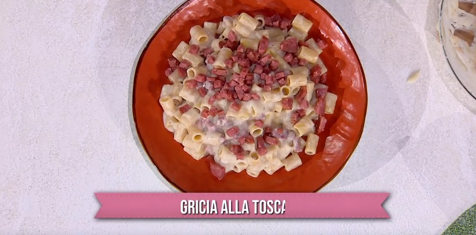 “É sempre mezzogiorno” ricetta di oggi 11 Gennaio 2024: Gricia alla toscana di Federico Fusca