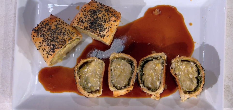 “É sempre mezzogiorno” ricetta di oggi 2 Febbraio 2024: verza in crosta con salsa vegetale di Michele Farru