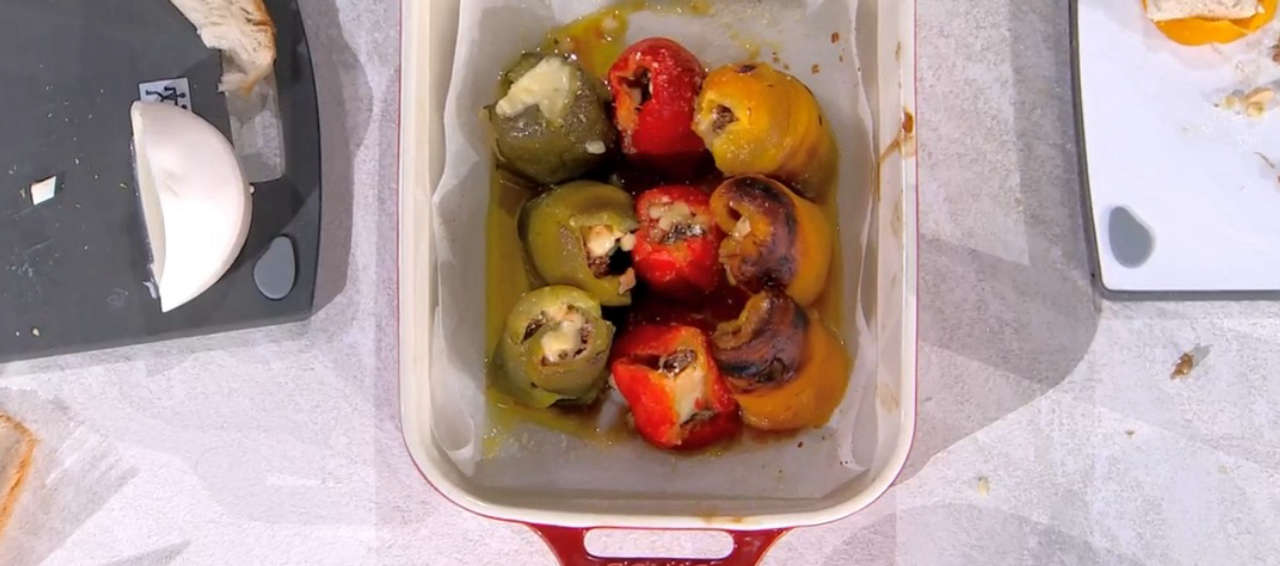 É Sempre Mezzogiorno, ricetta di oggi mercoledì 29 maggio 2024: peperoni a tuppo di Antonella Ricci