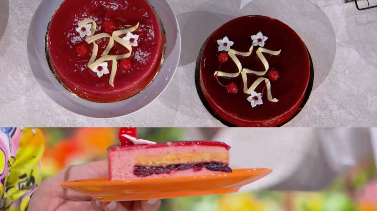 É Sempre Mezzogiorno, ricetta di oggi giovedì 30 maggio 2024: torta fior di ciliegio di Sal De Riso