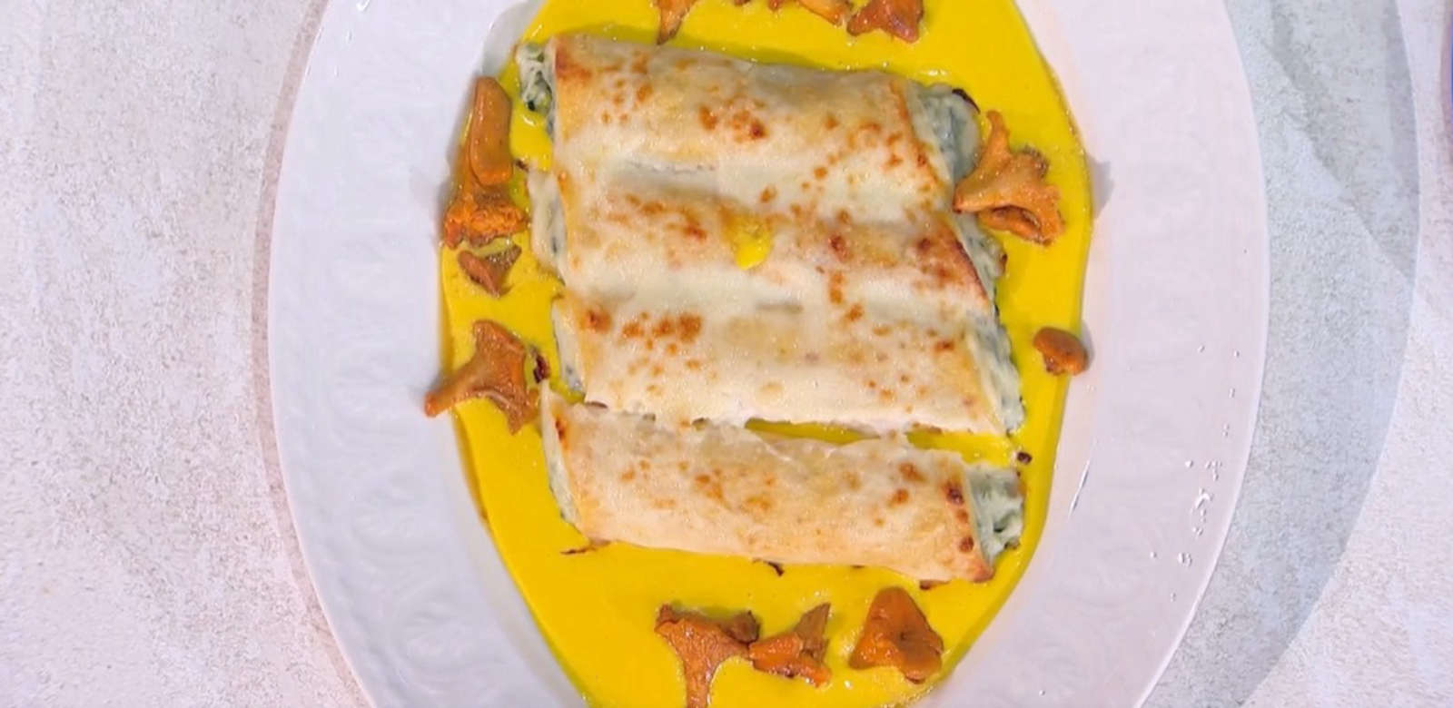 É sempre mezzogiorno, ricetta di oggi 8 novembre 2024: Cannelloni di crepes di Gian Piero Fava