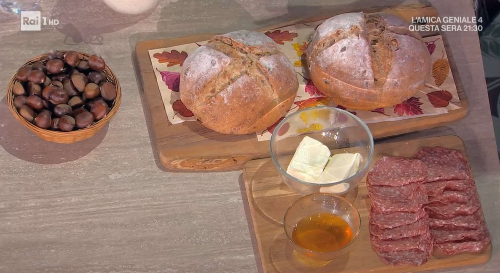 É sempre mezzogiorno, ricetta di oggi 11 novembre 2024: pane alle castagne di Fulvio Marino