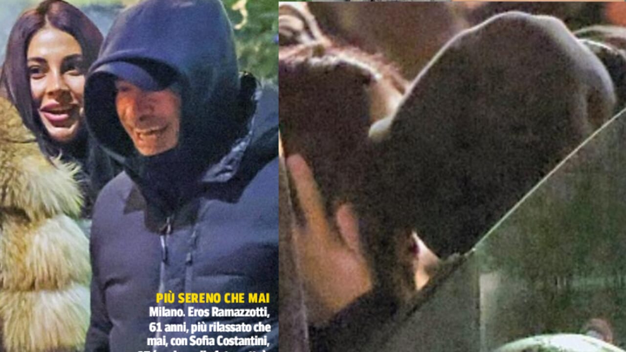 Eros Ramazzotti e Sofia Costantini un amore inaspettato a Milano