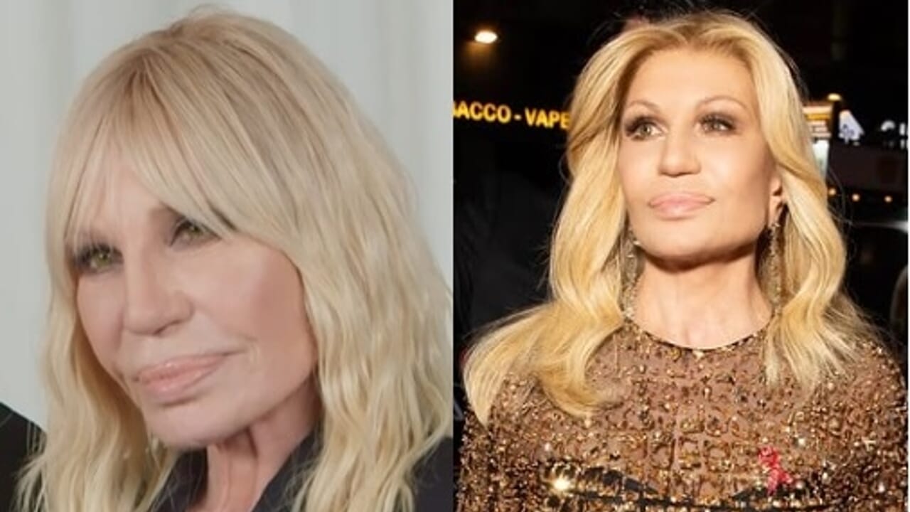 Donatella Versace svela il suo nuovo look e le polemiche sul lifting