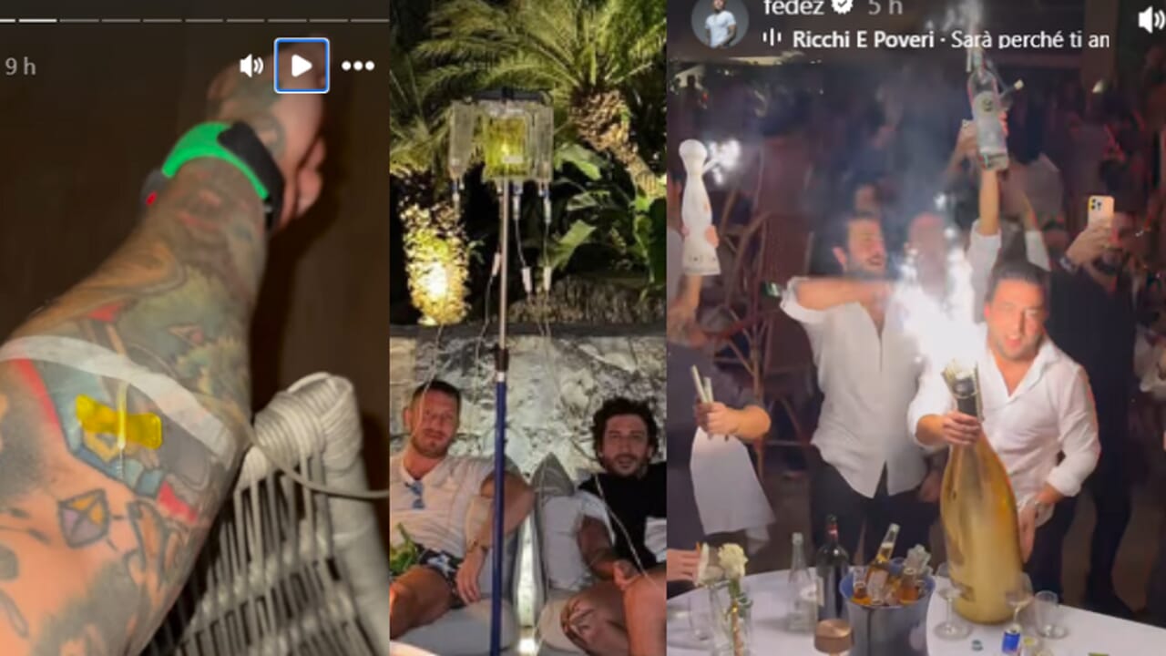 Fedez e la sua festa di Capodanno a St Barth tra relax e ironia sul passato