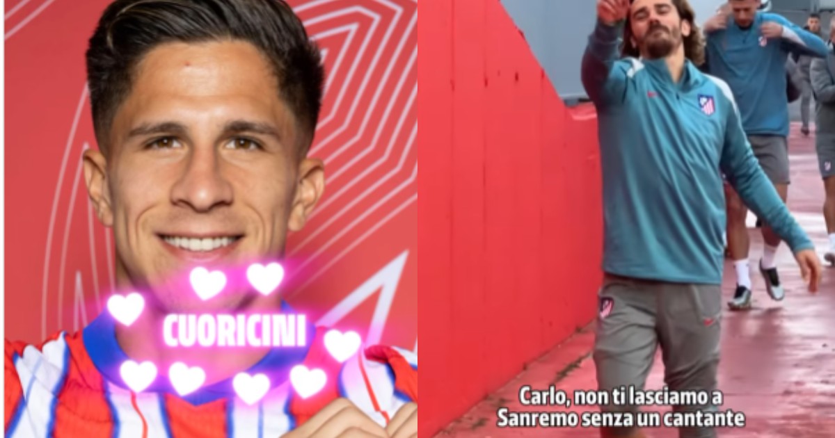 Atletico Madrid e Sanremo: marketing geniale che unisce calcio e musica?