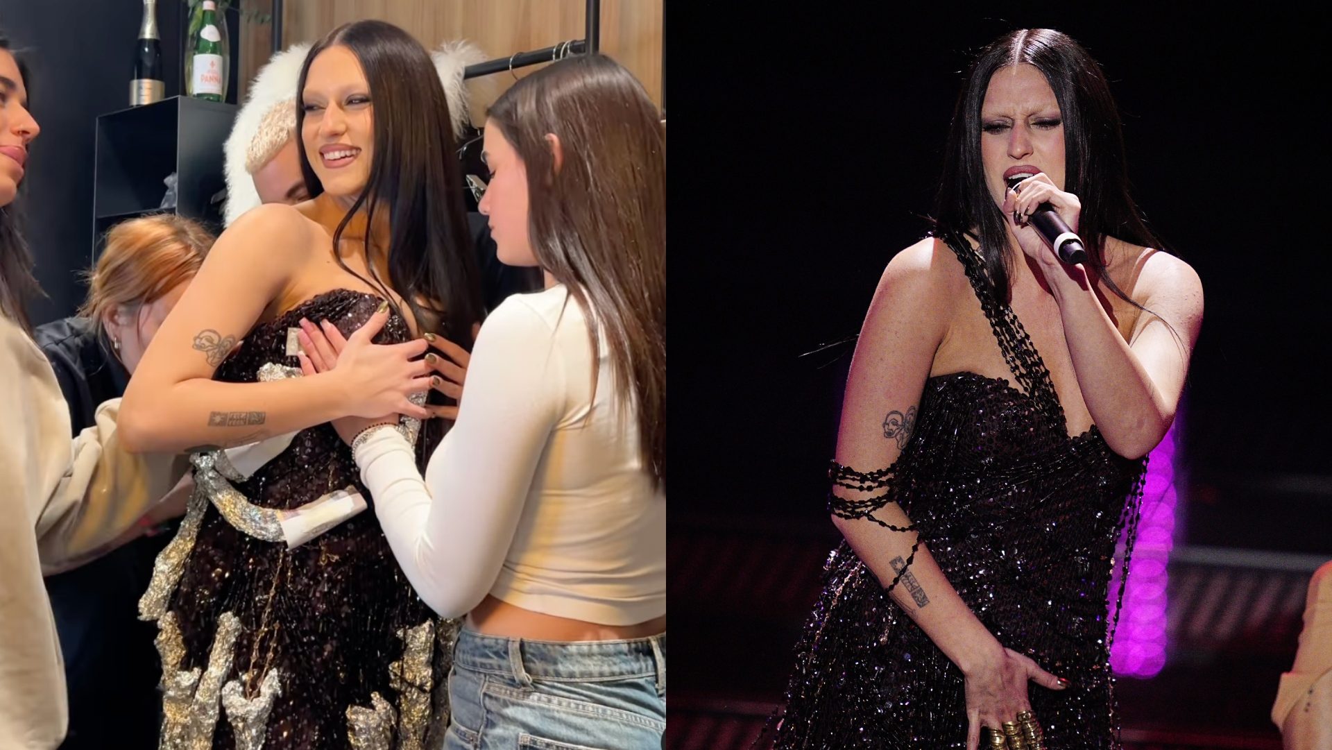 Gaia a Sanremo 2025: Svelato il Significato dell’Abito Avvolto nella Stagnola e i Segreti del Look Glamour