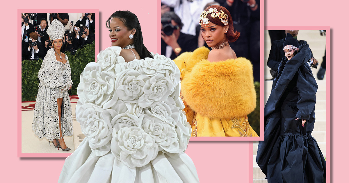 Rihanna compie 37 anni: scopri i momenti indimenticabili al Met Gala e i suoi look iconici