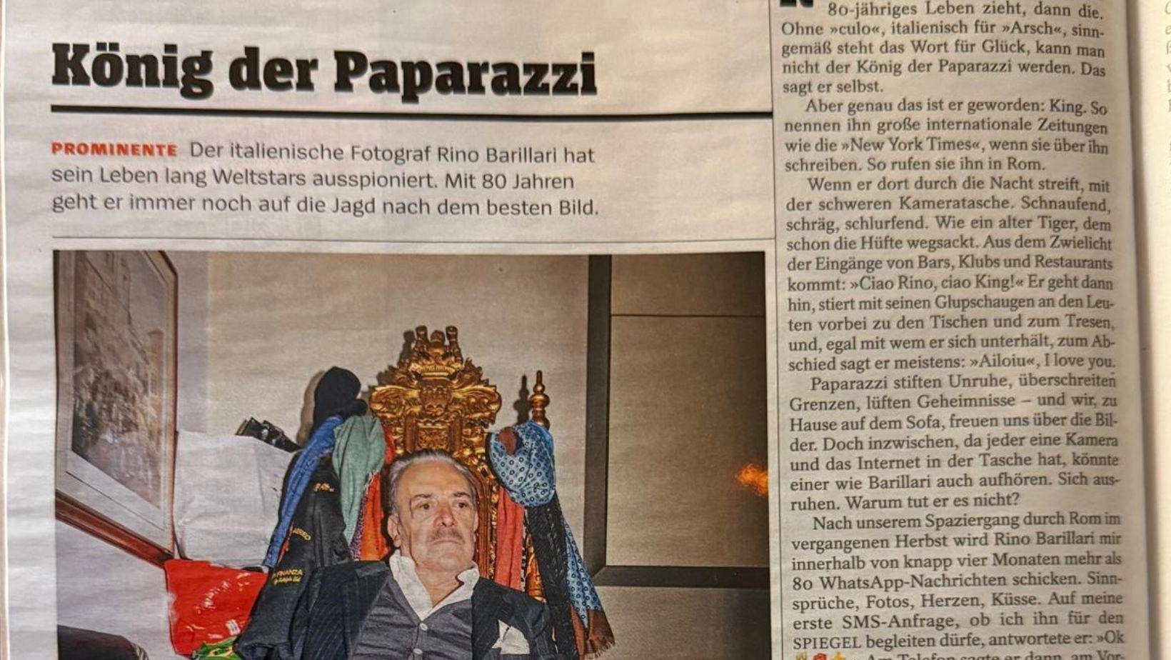 “Rino Barillari: 80 Anni di Scatti Iconici e Segreti delle Star”