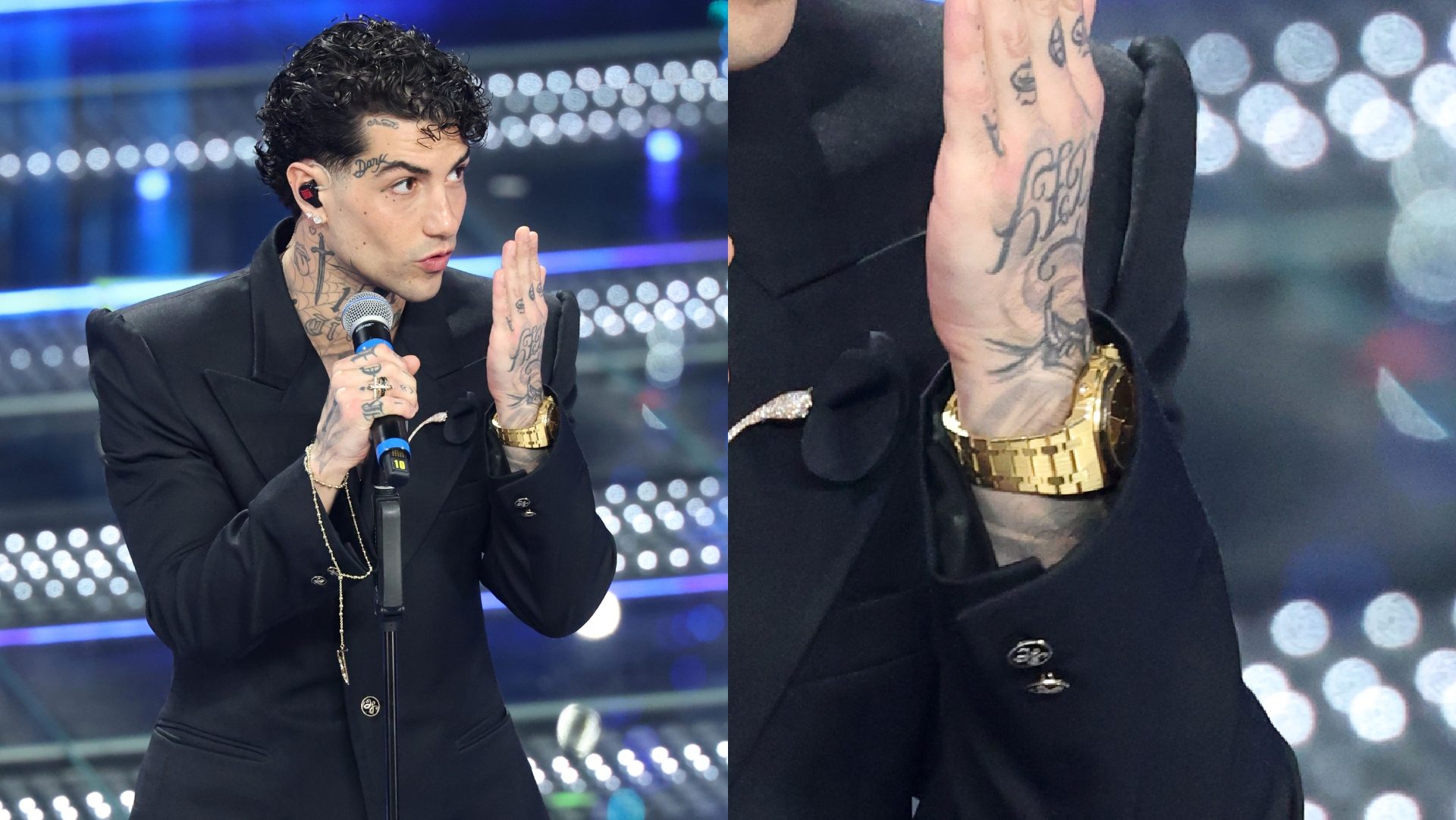 Tony Effe Sotto i Riflettori: Scandalo Gioielli a Sanremo 2025