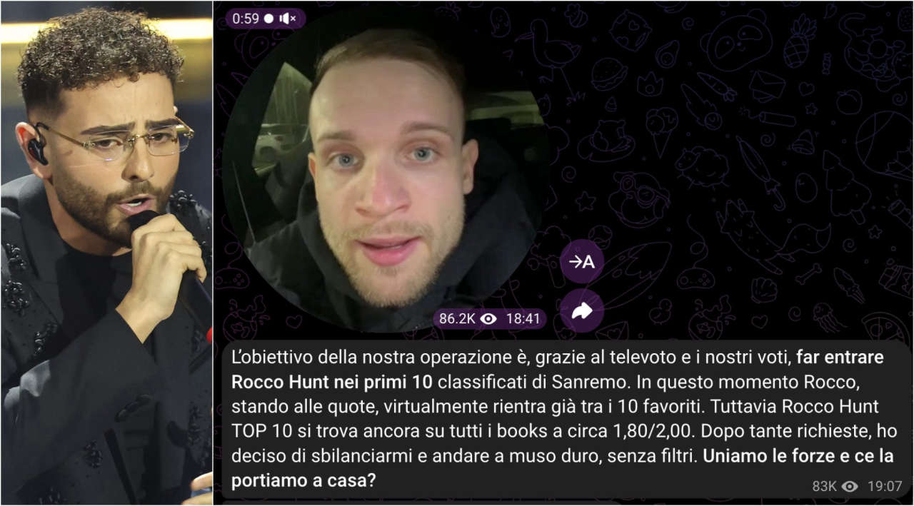 Manipolazione del Televoto: Il Pengwin e le Scommesse su Rocco Hunt Minacciano la Classifica di Sanremo 2025