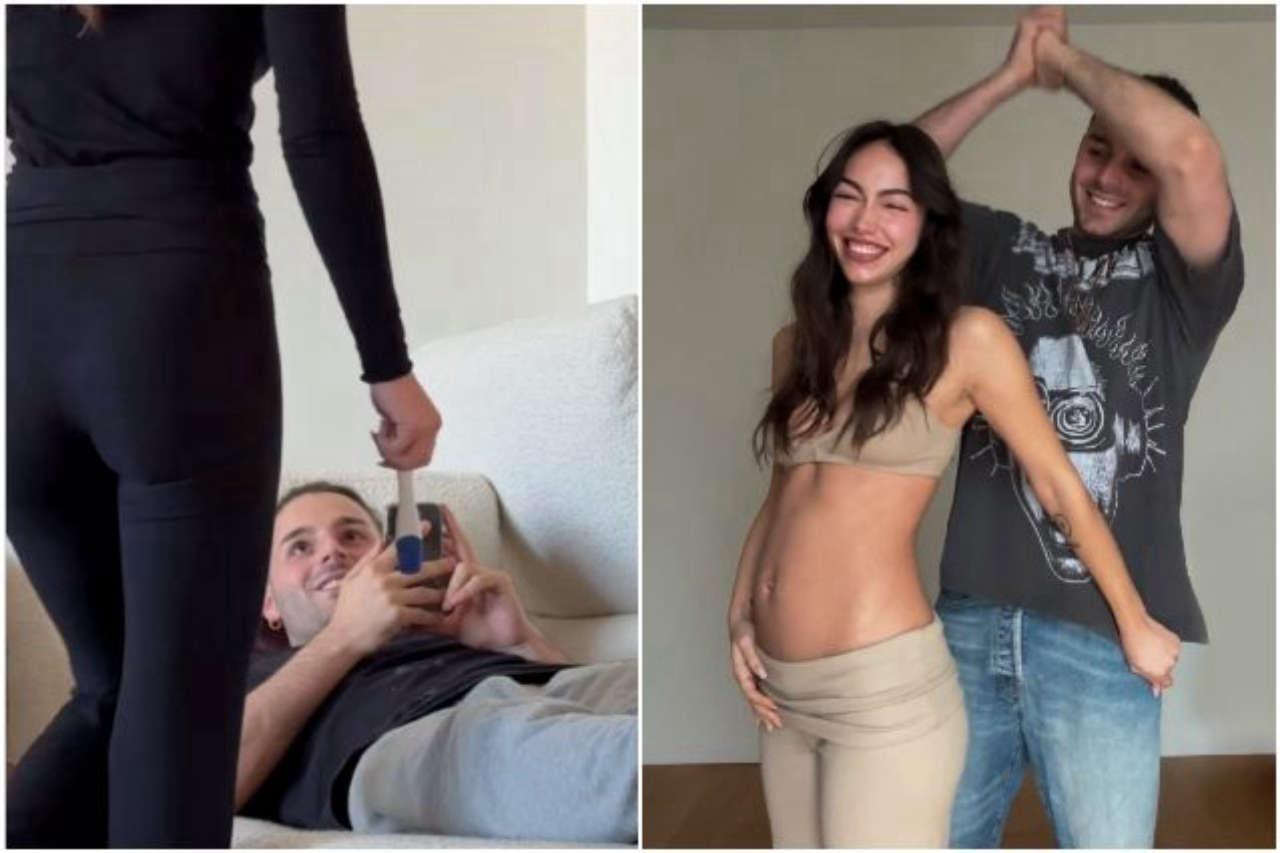 Ernia e Valentina in attesa della loro bambina: un amore nato per caso, ora esplode di gioia sui social!