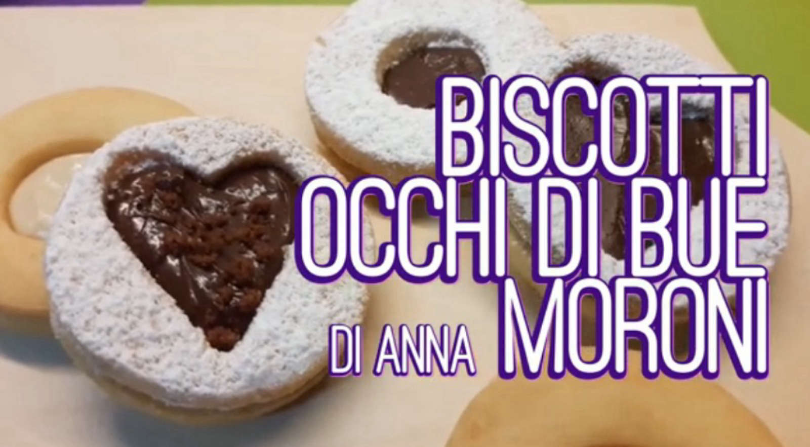Biscotti occhi di bue di Anna Moroni | La ricetta dei biscotti occhi di bue, 9 febbraio 2025