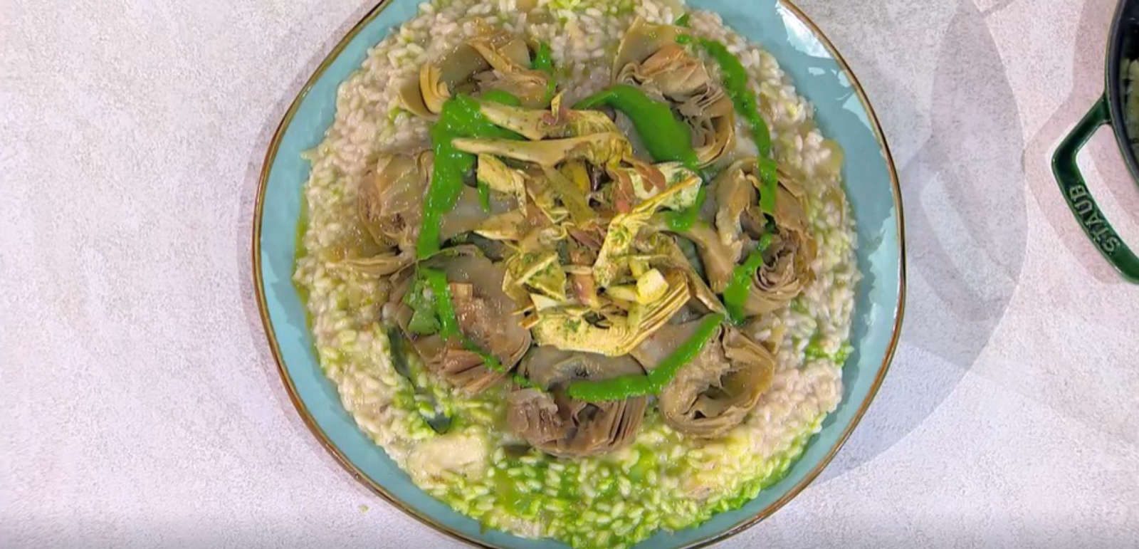 Risotto ai carciofi crudi e cotti di Sergio Barzetti | É sempre mezzogiorno, 18 febbraio 2025