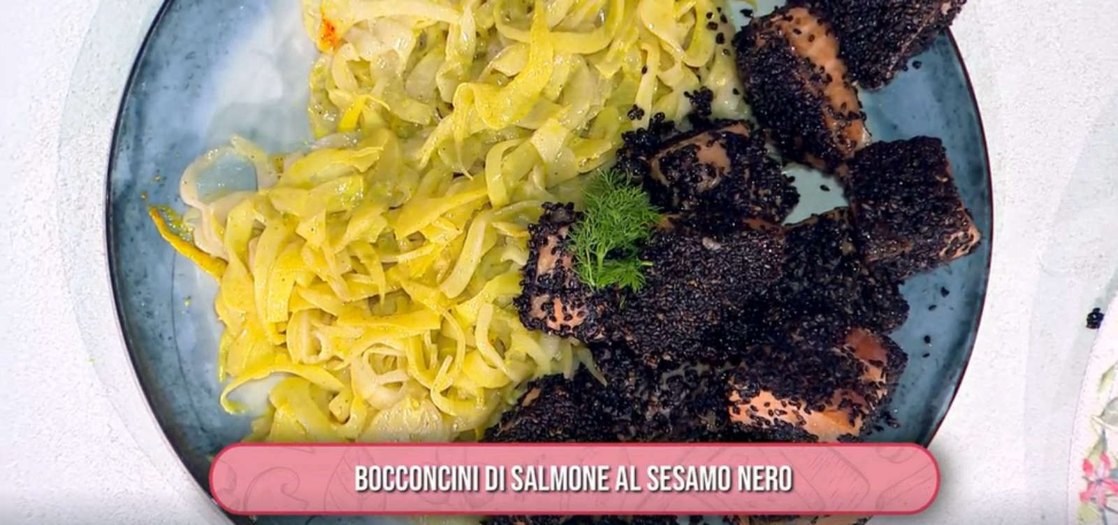 Bocconcini di salmone al sesamo nero di zia Cri | É sempre mezzogiorno, 5 marzo 2025