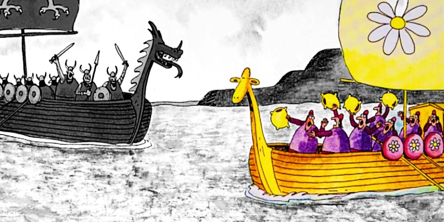 Vichinghi Comici e Assurdi: Scopri Come Gary Larson Ribalta la Storia con il Suo Humor Unico