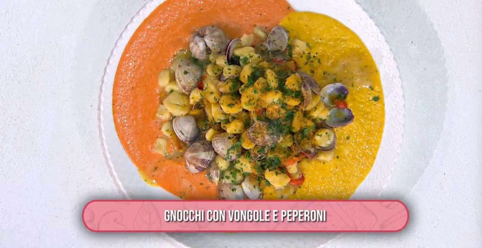 Gnocchi con vongole e peperoni di Michele Farru | É sempre mezzogiorno, 29 maggio 2025
