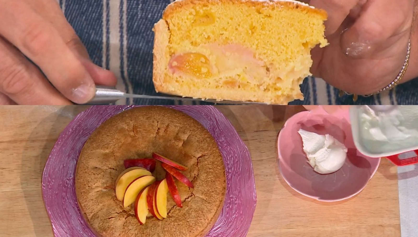 Torta morbida alle pesche di Daniele Persegani | É sempre mezzogiorno, 12 maggio 2025
