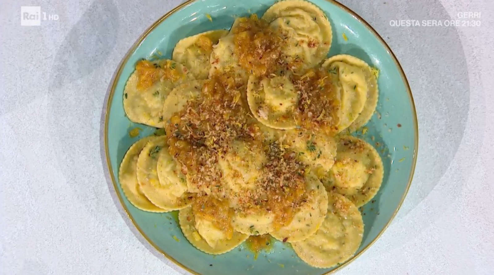 Ravioloni con pesca e ricotta di gemelli Billi | É sempre mezzogiorno, 19 maggio 2025