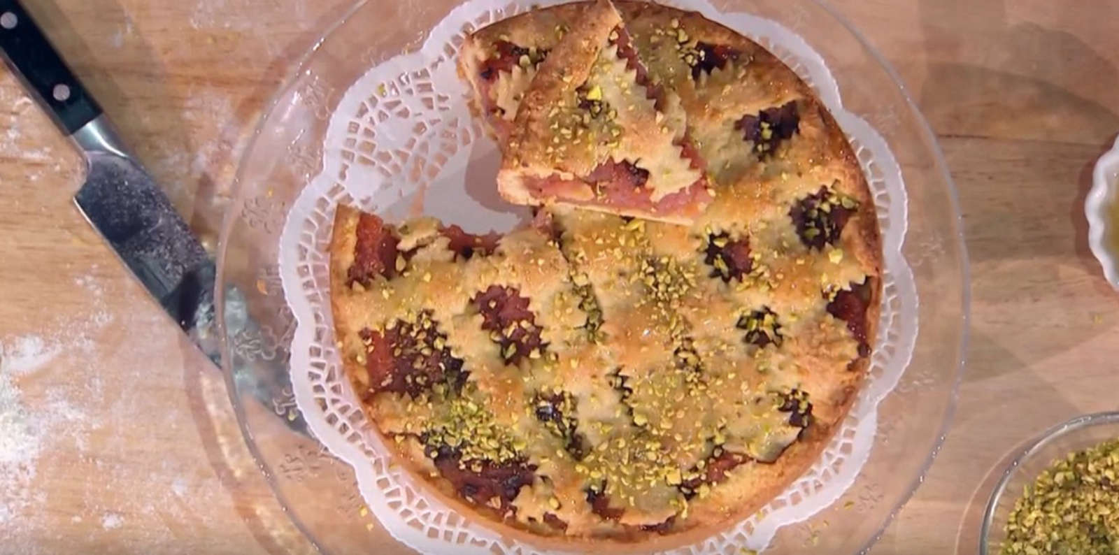 Crostata con gelo d’anguria di Giusina Battaglia | É sempre mezzogiorno, 22 maggio 2025