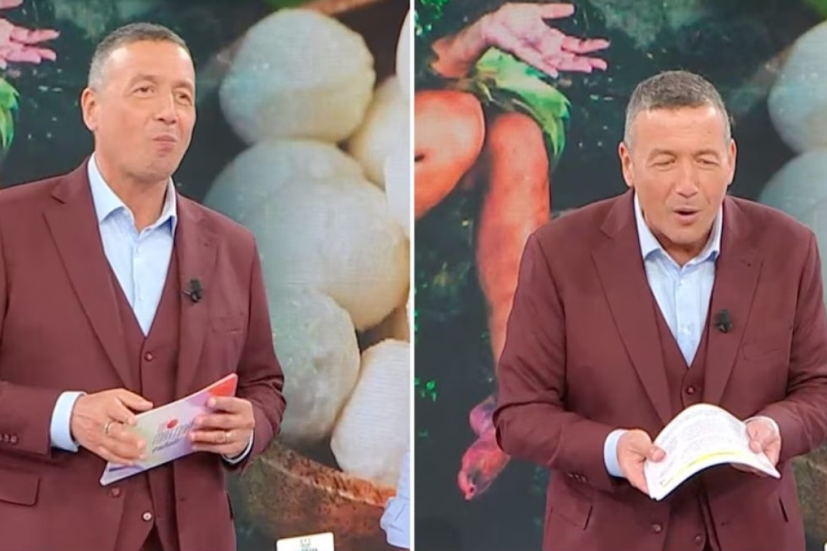 Alessandro Greco in diretta a Uno mattina estate: il sorprendente assaggio della mozzarella di bufala campana