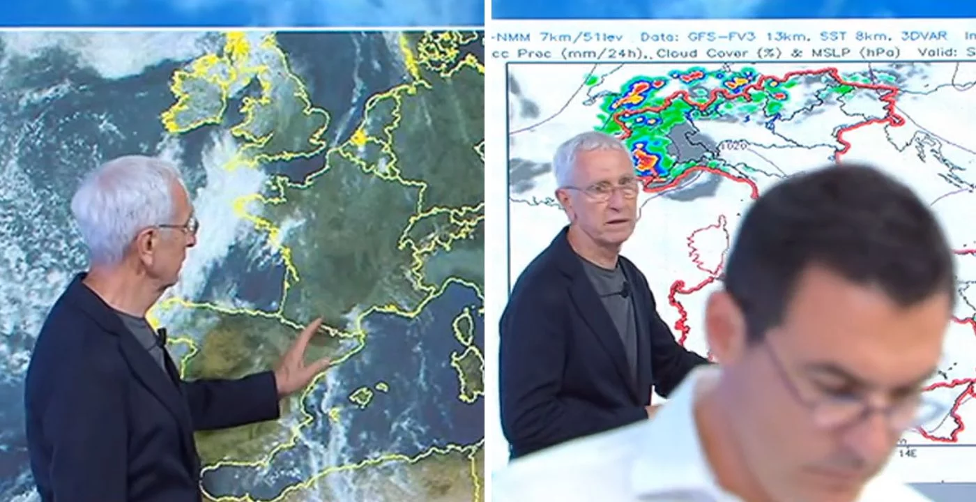 L’aria che tira: Francesco Mugnani colpisce il web con un gesto inaspettato durante il meteo del [data]