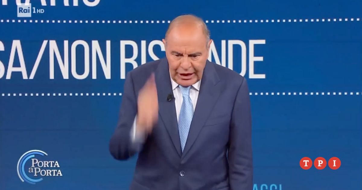 Bruno Vespa sbotta in diretta a Porta a Porta durante acceso dibattito tra Cerno e Serracchiani