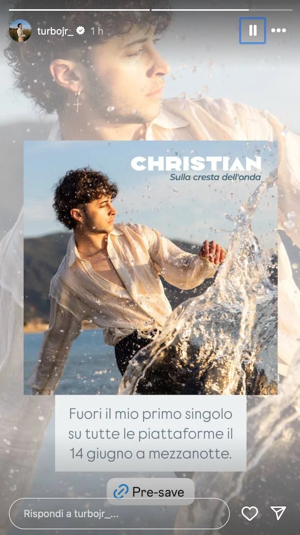 Christian Stefanelli, ex allievo di Amici, lancia il suo singolo “Sulla Cresta dell’Onda” – Debutto imperdibile!