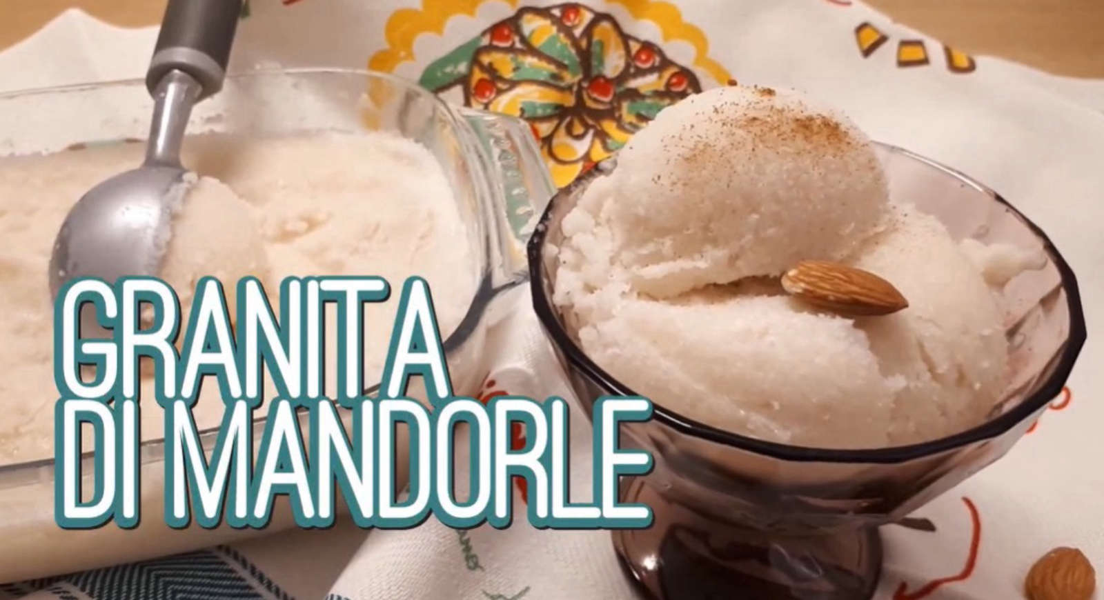 Granita siciliana alle mandorle fatta in casa | La ricetta della granita siciliana, 24 Giugno 2025
