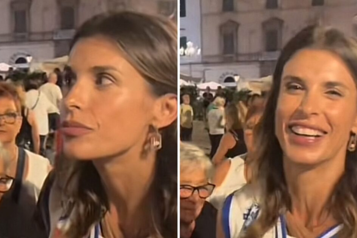 Elisabetta Canalis a sorpresa alla festa della Dinamo Sassari: il curioso incontro con un tiktoker non la riconosce