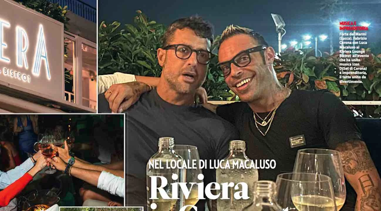Fabrizio Corona infiamma il Riviera di Forte dei Marmi con un dj set esclusivo e imprenditori di successo