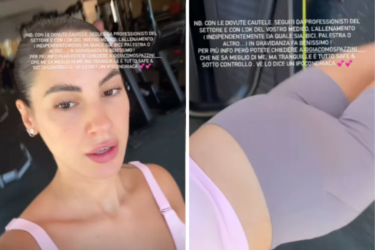 Giulia De Lellis in Sicilia tra allenamenti e la dolce attesa condivisa sui social