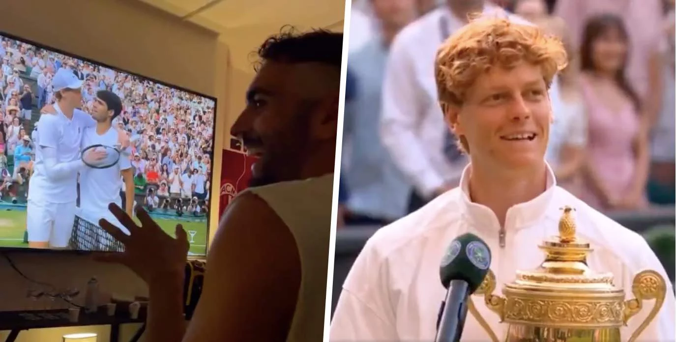Marco Mengoni celebra la straordinaria vittoria di Jannik Sinner a Wimbledon contro Carlos Alcaraz