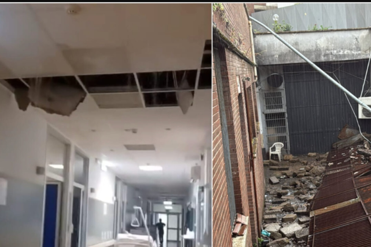 Nubifragio a Roma: devastazione all’ospedale Grassi e crollo a Monte Mario durante la tempesta estiva