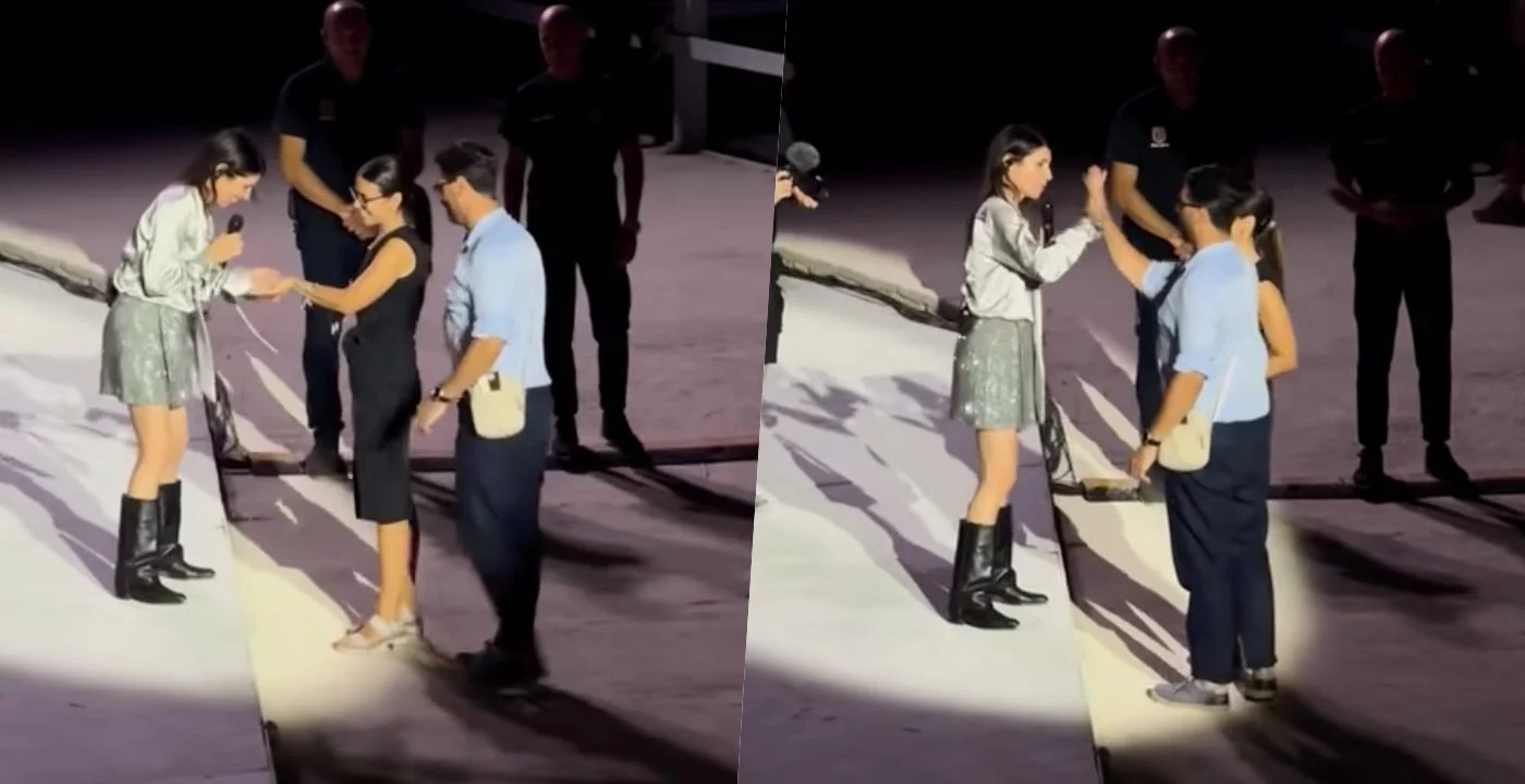 Proposta di matrimonio a sorpresa durante il concerto di Giorgia: l’emozione che ha conquistato il Teatro Greco di Siracusa