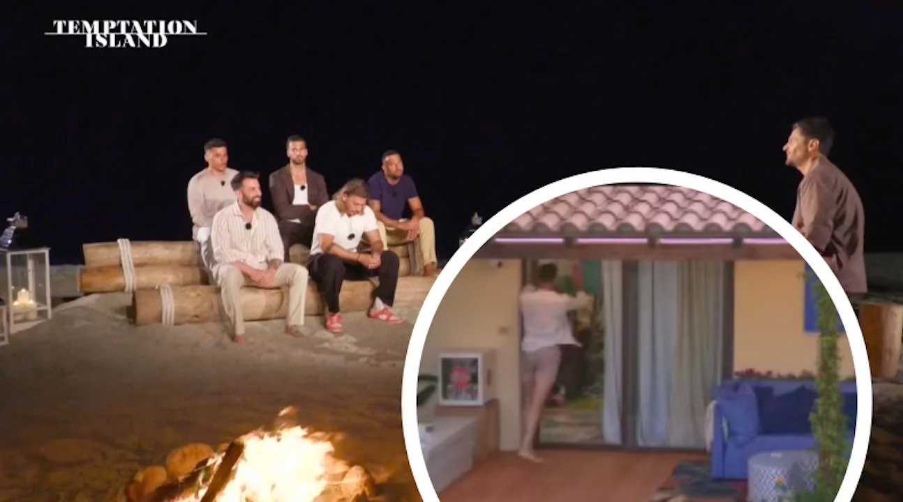 Temptation Island, tensione nel villaggio: un fidanzato colpisce una porta durante la sfida