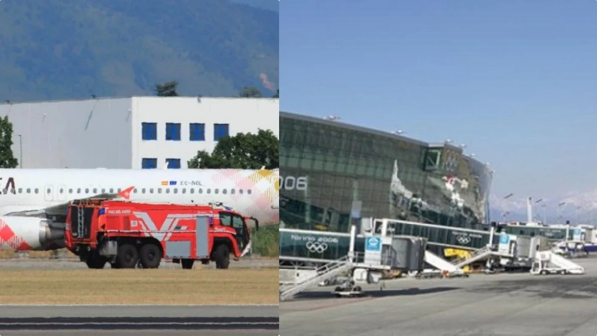 Volo Volotea a rischio incendio: atterraggio d’emergenza a Torino e caos negli aeroporti