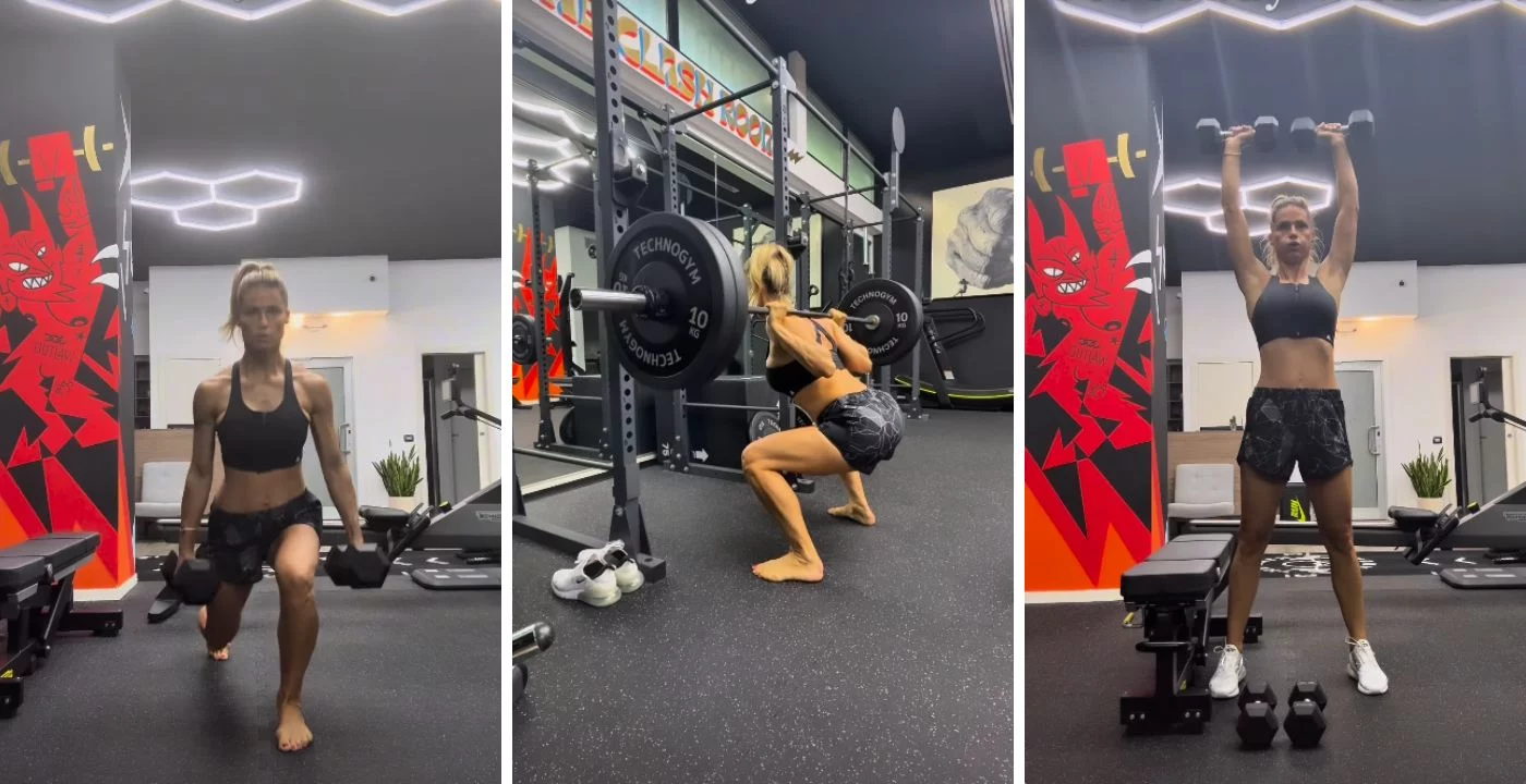 Michelle Hunziker svela il suo incredibile allenamento in palestra: carichi e resistenza da non perdere!