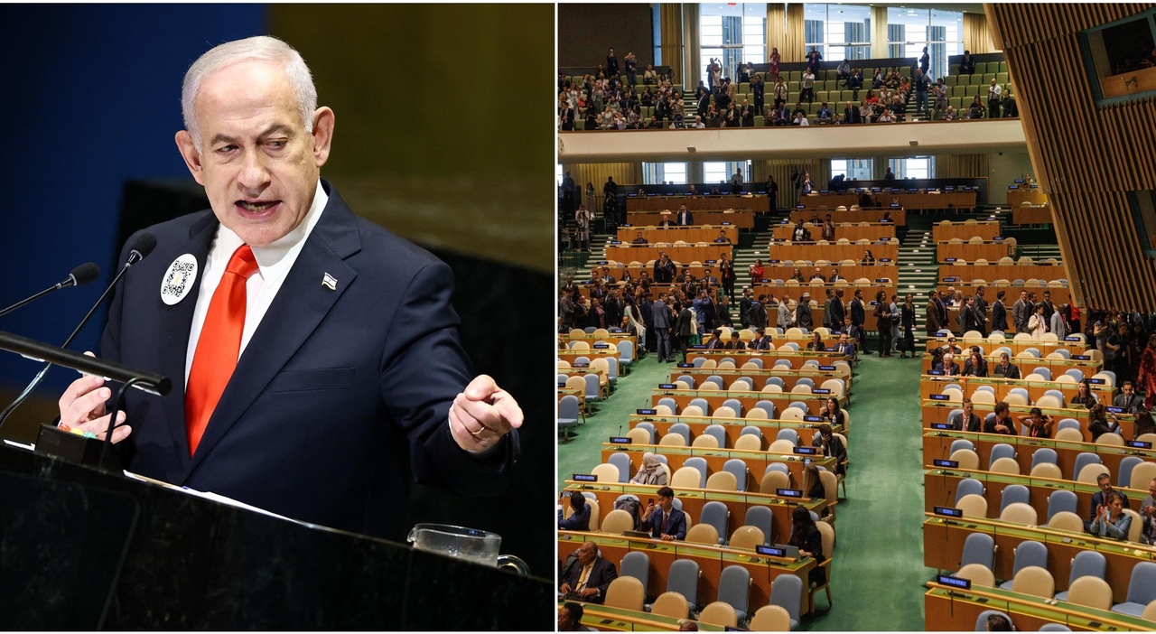Israele e Hamas: Netanyahu all’ONU Accusa Hamas di Usare Civili come Scudi Umani e Promette di Completare le Operazioni a Gaza