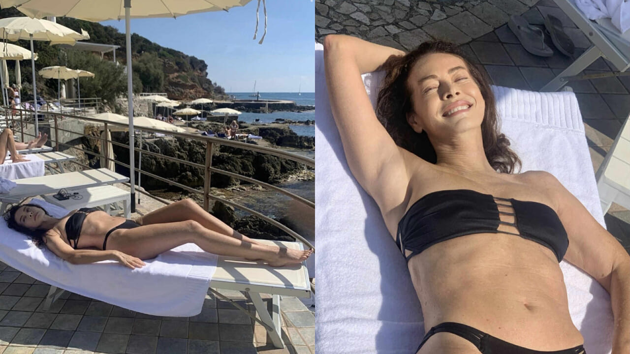 Elena Sofia Ricci celebra l’estate con stile e condivide il segreto della sua forma a 63 anni