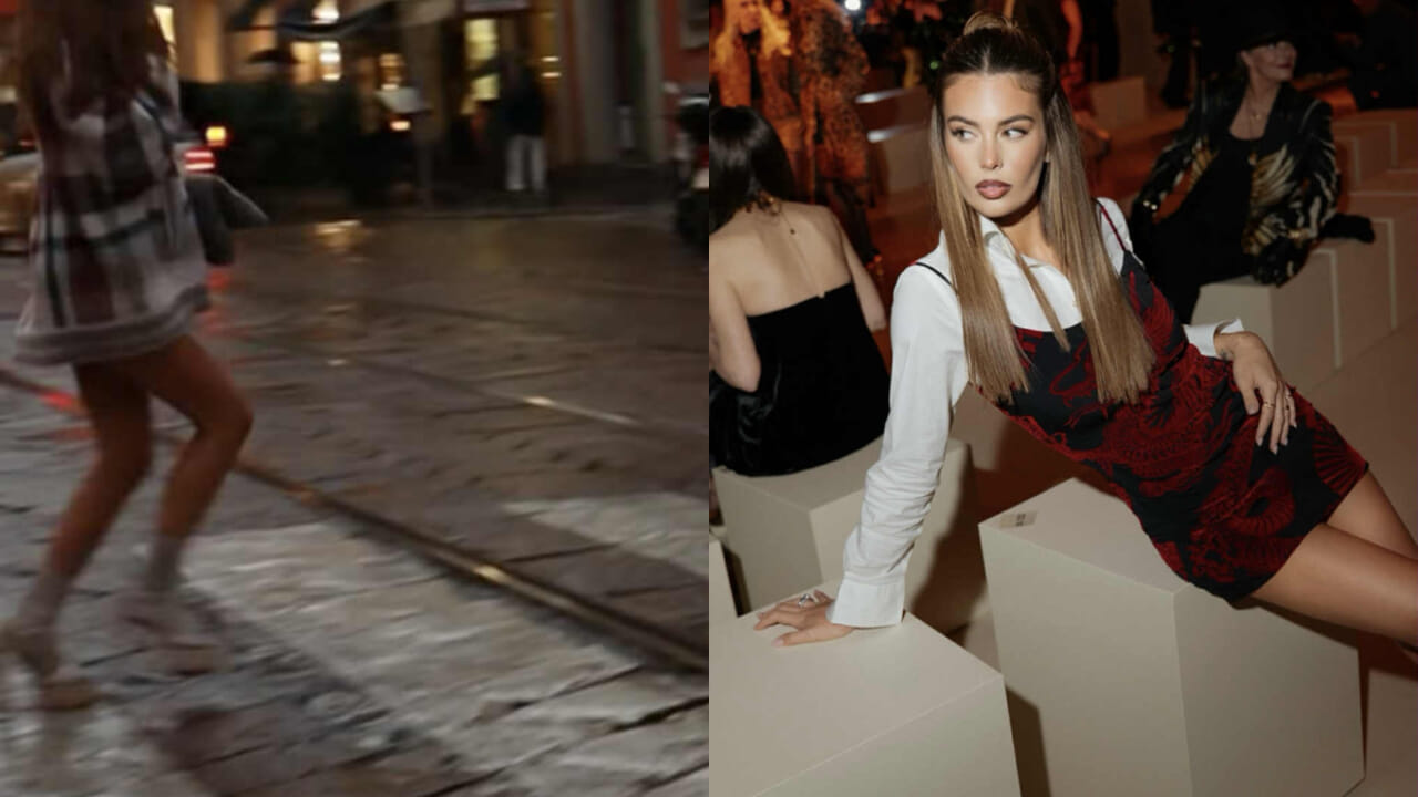 Incidente divertente per Sophie Codegoni alla Fashion Week di Milano: caduta e sorriso tra moda e ironia