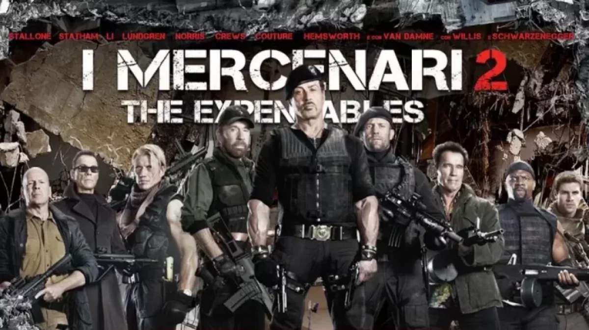 I Mercenari 2 in onda su Italia 1: azione e vendetta con un cast stellare