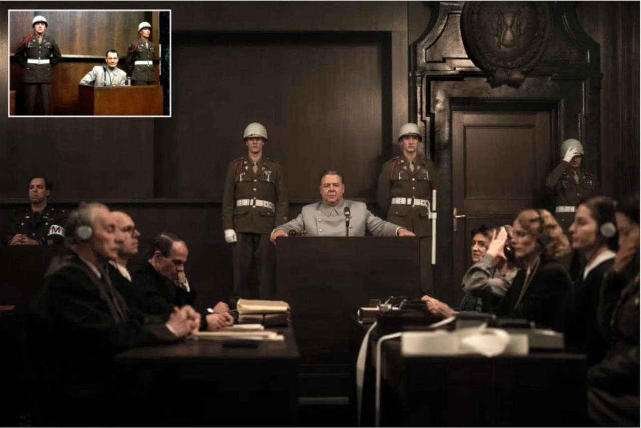 Nuremberg, Russell Crowe rivela: girati 17 pagine in un giorno nella scena epica di Norimberga