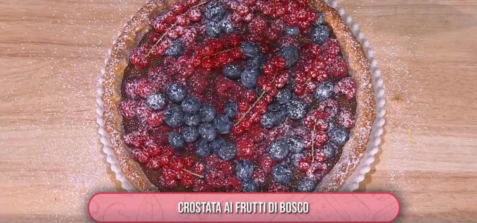 Crostata ai frutti di bosco di Daniele Persegani | É sempre mezzogiorno, 22 settembre 2025
