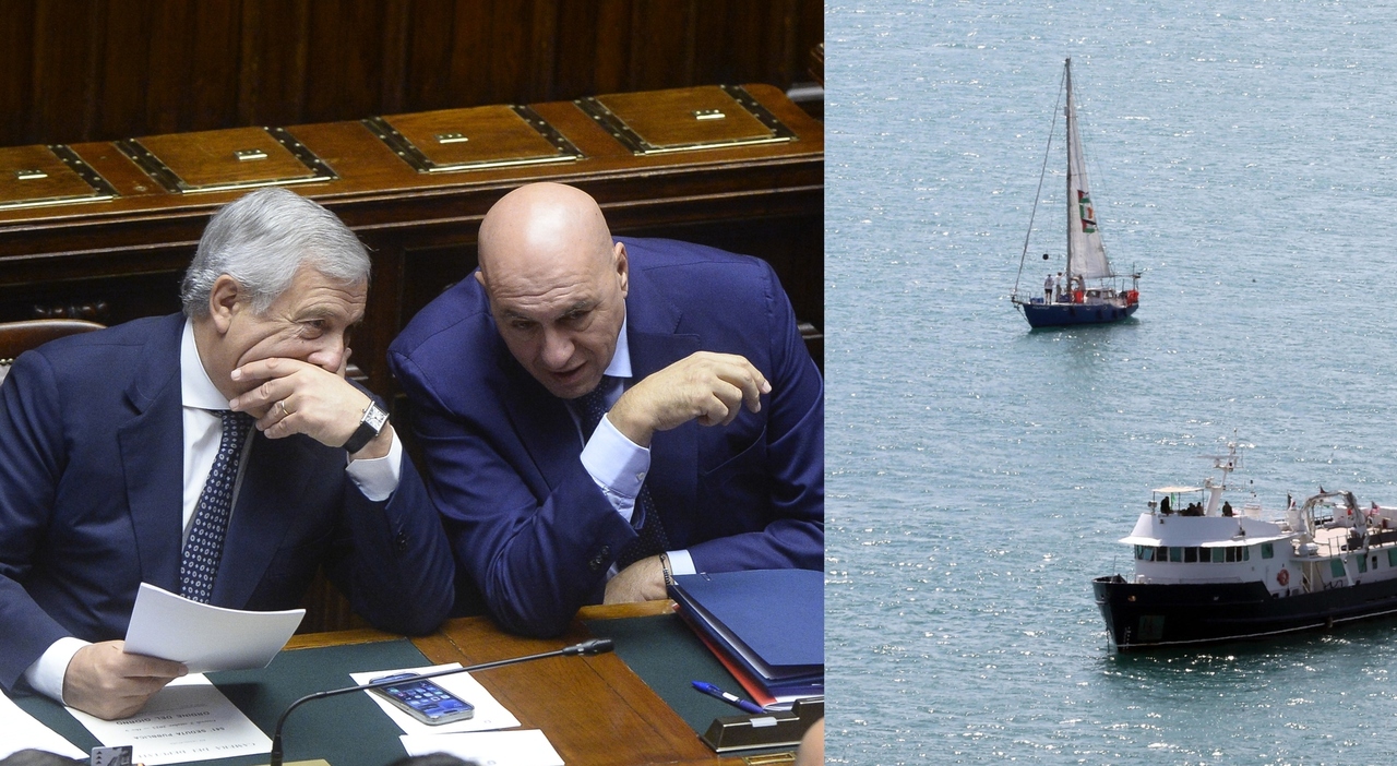 Blocco navale legittimo secondo Guido Crosetto, Tajani si preoccupa per gli italiani arrestati in Israele