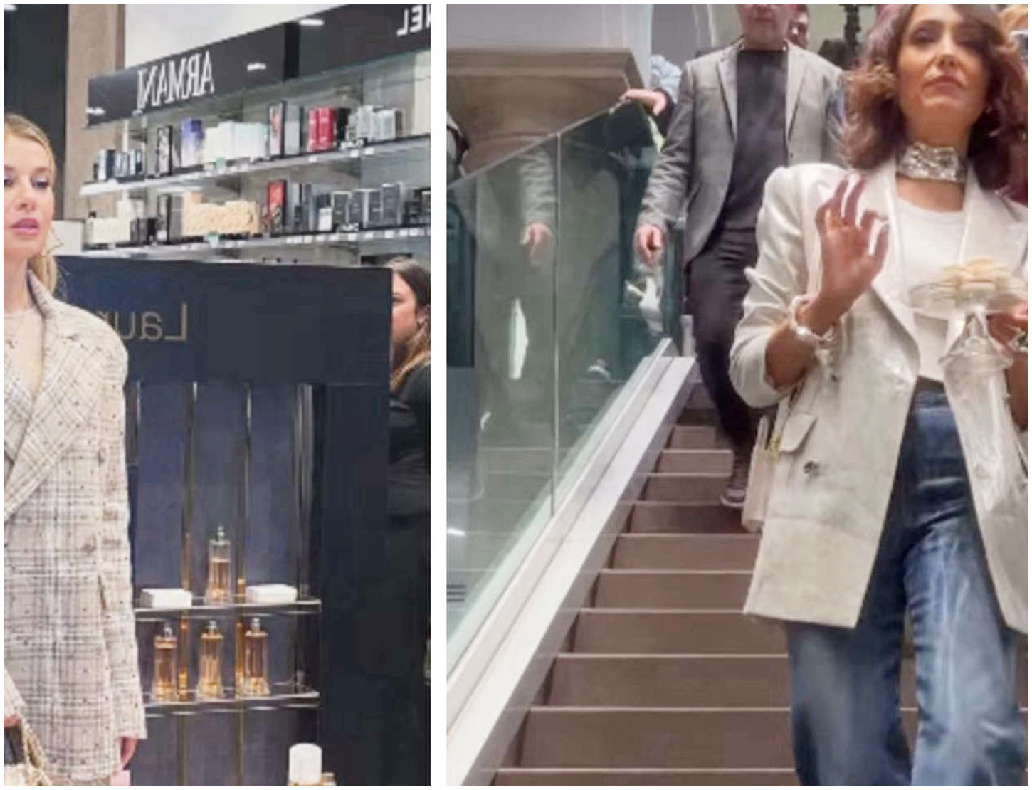 Caterina Balivo e Clizia Incorvaia protagoniste dell’evento Biagiotti, eleganza e stile in scena